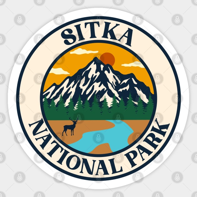 Sitka national park Sticker by Tonibhardwaj